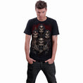 Load image into Gallery viewer, T-shirt Spiral Faces Of Goth