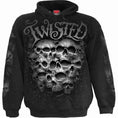 Bild in Galerie-Betrachter laden, Kapuzenpullover Spiral Twisted Skulls