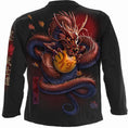 Bild in Galerie-Betrachter laden, Langarm-T-Shirt Spiral Samurai