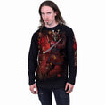 Bild in Galerie-Betrachter laden, Langarm-T-Shirt Spiral Samurai