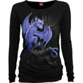 Bild in Galerie-Betrachter laden, Langärmliges T-Shirt Spiraltasche Drache