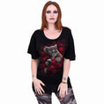 Bild in Galerie-Betrachter laden, Oberteile - Kurzarm-Shirt „Spiral Bed Of Roses“