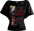 Bild in Galerie-Betrachter laden, Oberteile – Kurzarm Spiral Harley Quinn