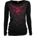 Bild in Galerie-Betrachter laden, Langärmliges T-Shirt Spiral Blood Rose