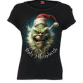 Load image into Gallery viewer, Tops - Short Sleeve Spiral Bah Humbug