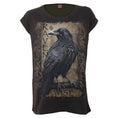 Bild in Galerie-Betrachter laden, Tops – Kurzarm Spiral Raven Wise