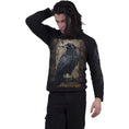 Load image into Gallery viewer, Long-sleeved T-shirt Spiral Raven Wise