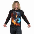 Bild in Galerie-Betrachter laden, Langärmliges T-Shirt Spiral Infernal Duel