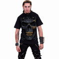 Bild in Galerie-Betrachter laden, T-Shirt Spiral Schwarz Gold