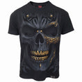 Bild in Galerie-Betrachter laden, T-Shirt Spiral Schwarzgold