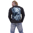 Bild in Galerie-Betrachter laden, Langarm-T-Shirt Spiral Grave Skies