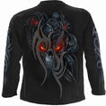 Bild in Galerie-Betrachter laden, Langarm-T-Shirt Spiral Steampunk Skull