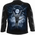 Load image into Gallery viewer, Long-sleeved T-shirt Spiral Grim Rocker