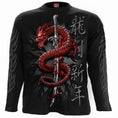 Bild in Galerie-Betrachter laden, Langärmliges T-Shirt Spiral Oriental Dragon