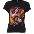 Load image into Gallery viewer, Tops - Short Sleeve Spiral Rocking The Dead
