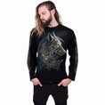 Bild in Galerie-Betrachter laden, Langärmeliges T-Shirt Spiral Celtic Wolf