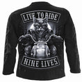 Load image into Gallery viewer, Long-Sleeved T-shirt Spiral Nine Lives