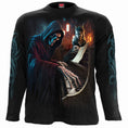 Load image into Gallery viewer, Long-sleeved T-shirt Spiral Midnight Blues