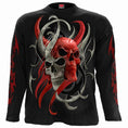 Bild in Galerie-Betrachter laden, Langärmliges T-Shirt Spiral Skull Synthesis