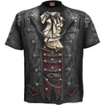 Bild in Galerie-Betrachter laden, T-Shirt Spiral Goth Wrap