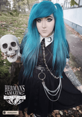 Load image into Gallery viewer, Hermans Hårfarve Amelia Aqua Blue (115ml) - Fatima.Dk