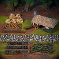 Load image into Gallery viewer, Halfling Farmstead terrænsæt til 28/32 mm miniaturer