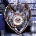Load image into Gallery viewer, Figur Dracus Horologium Drage Ur (27.5cm) - Fatima.Dk
