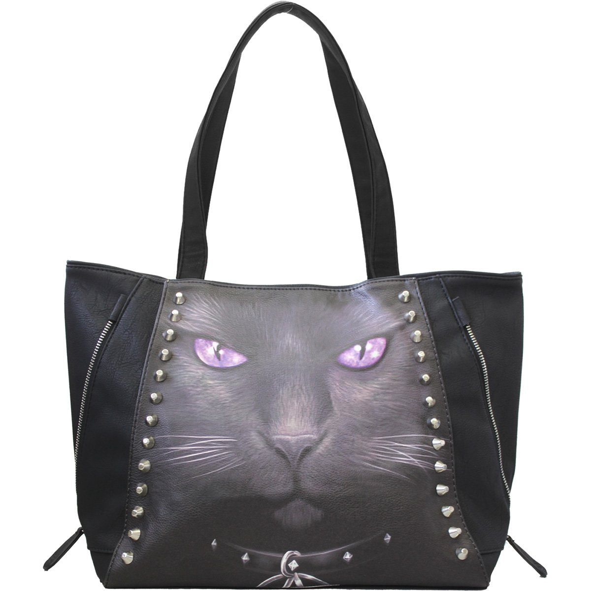 Tasche Spirale Schwarze Katze