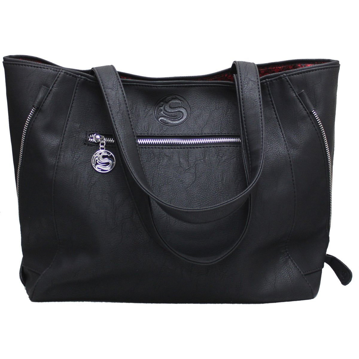 Tasche Spirale Schwarze Katze