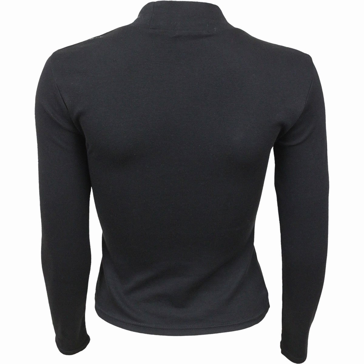 Langarm-T-Shirt Spiral Black Cat