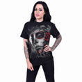 Bild in Galerie-Betrachter laden, T-Shirt Spiral Skull Roses
