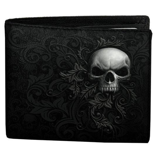 Wallet Spiral Skull Scroll