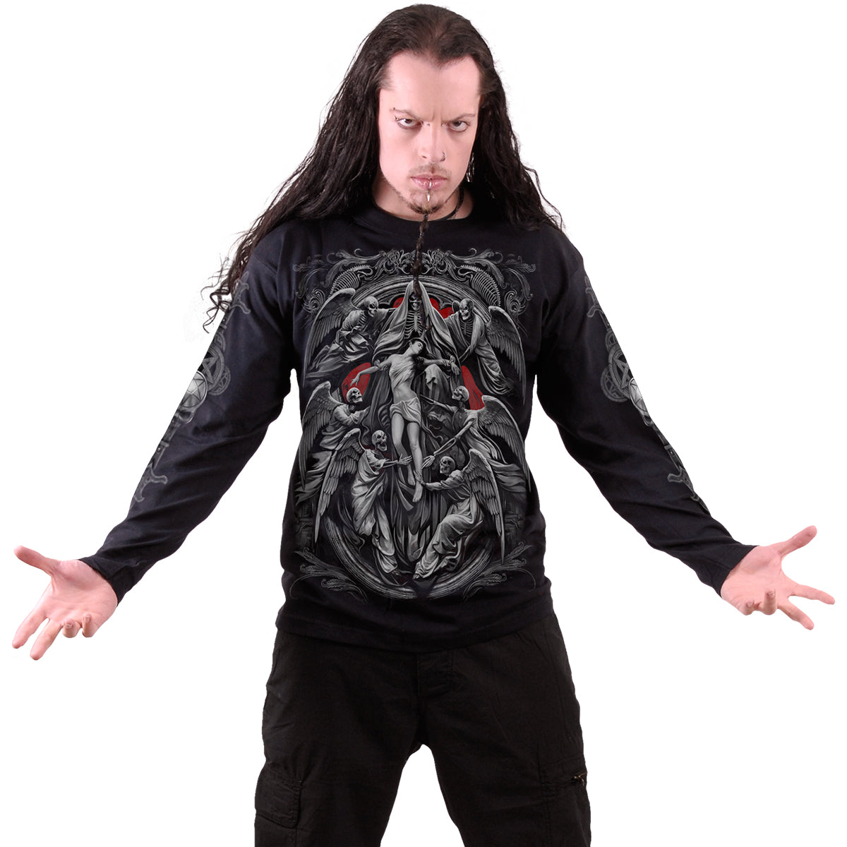 Long-Sleeve T-shirt Spiral Reaper's Door