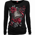 Bild in Galerie-Betrachter laden, Langärmliges T-Shirt Spiral Heart Locket
