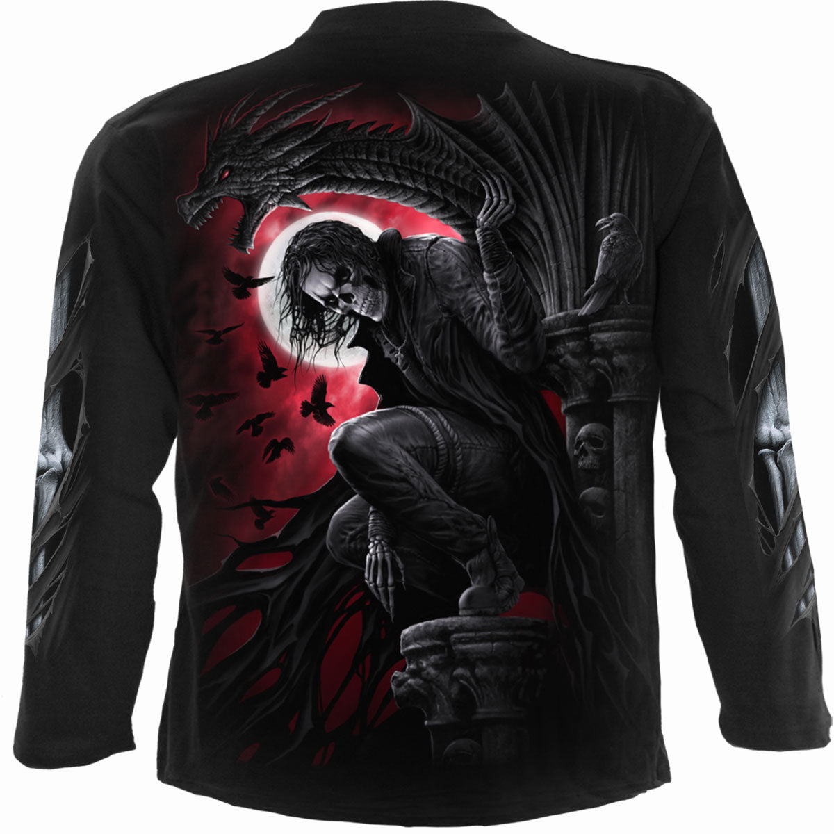 Long-sleeved T-shirt Spiral Night Stalker