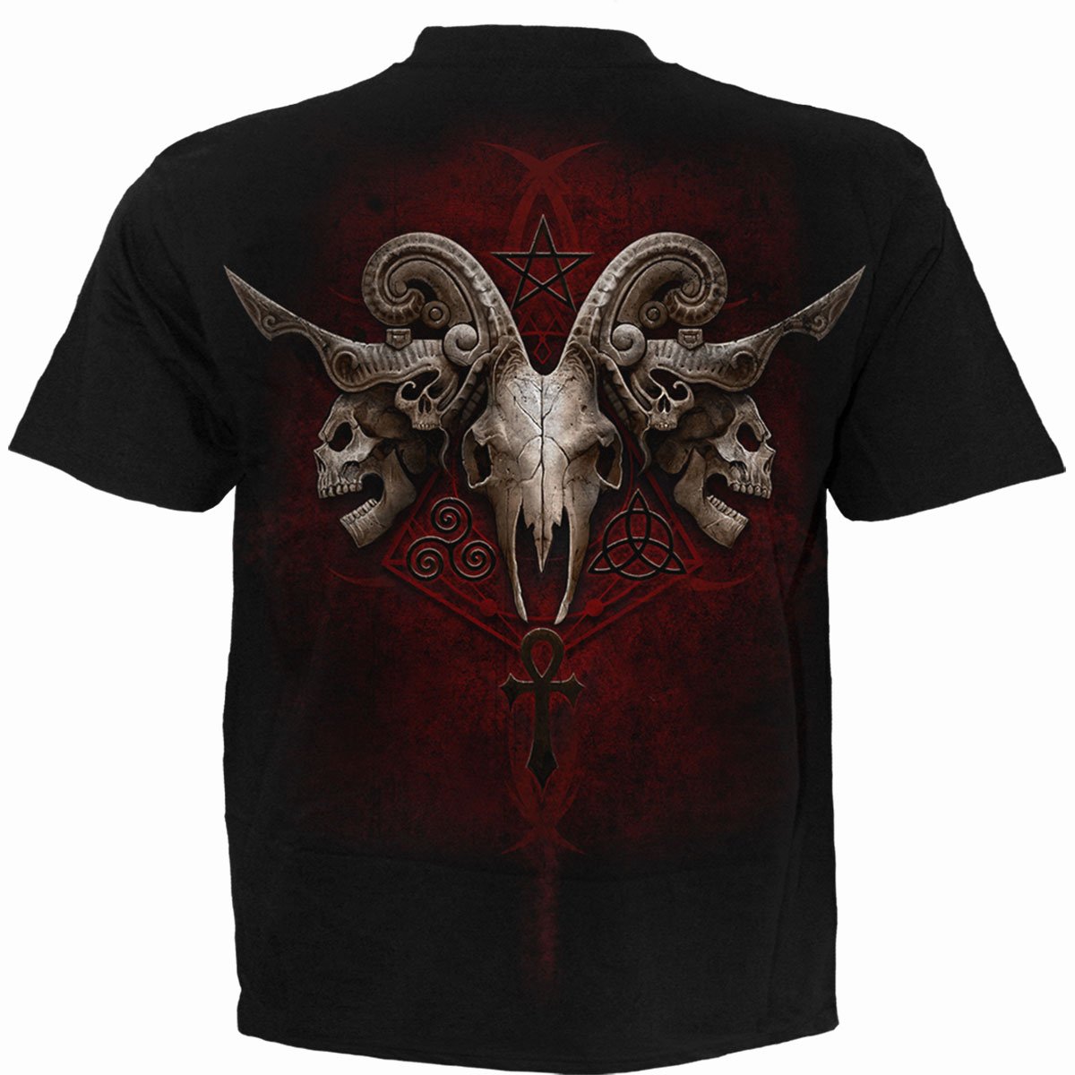 T-shirt Spiral Faces Of Goth