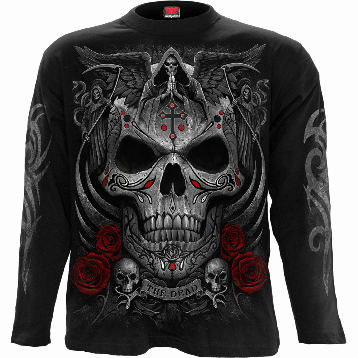 Langarm-T-Shirt Spiral The Dead