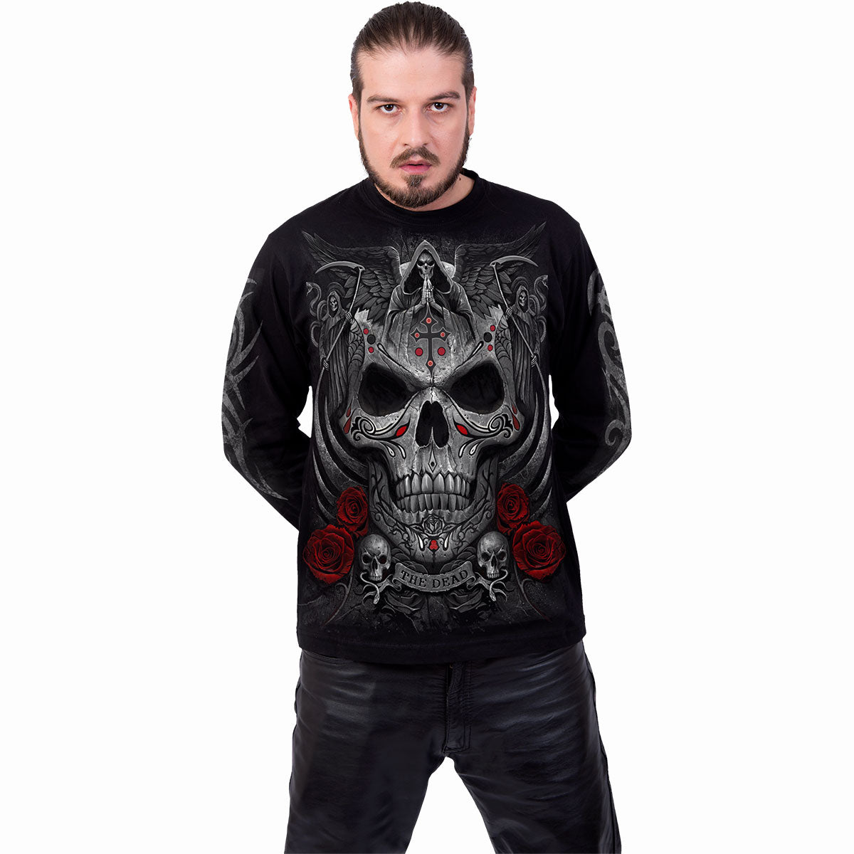 Langarm-T-Shirt Spiral The Dead