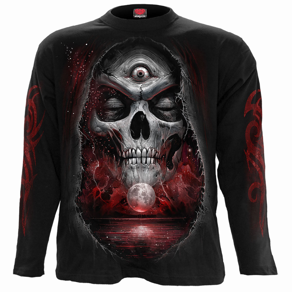 Long-sleeved T-shirt Spiral Third Eye Awakening