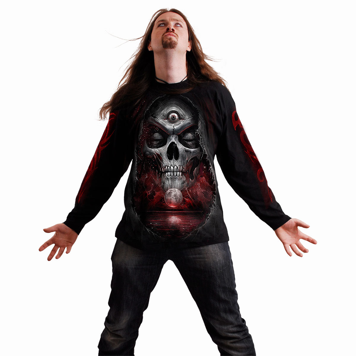 Long-sleeved T-shirt Spiral Third Eye Awakening