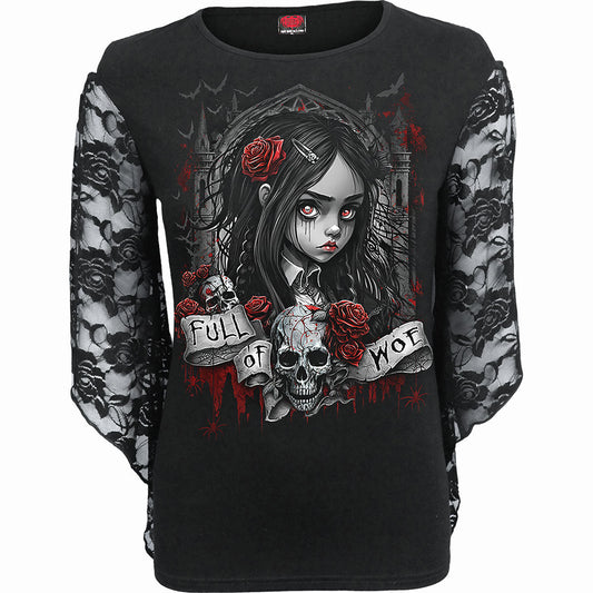Long-sleeved T-shirt Spiral Full Of Woe