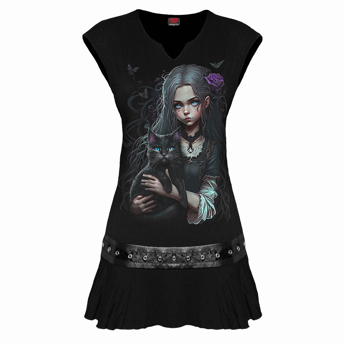 Kleid Spiral Goth Familiar