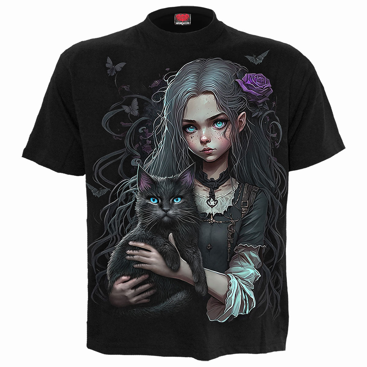 T-Shirt Spiral Goth Familiar