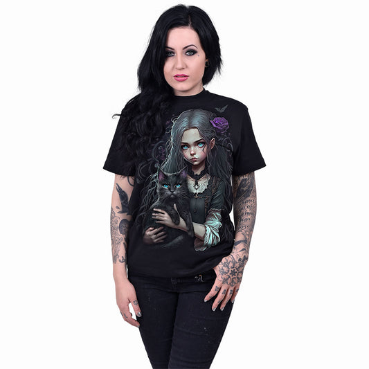 T-shirt Spiral Goth Familiar