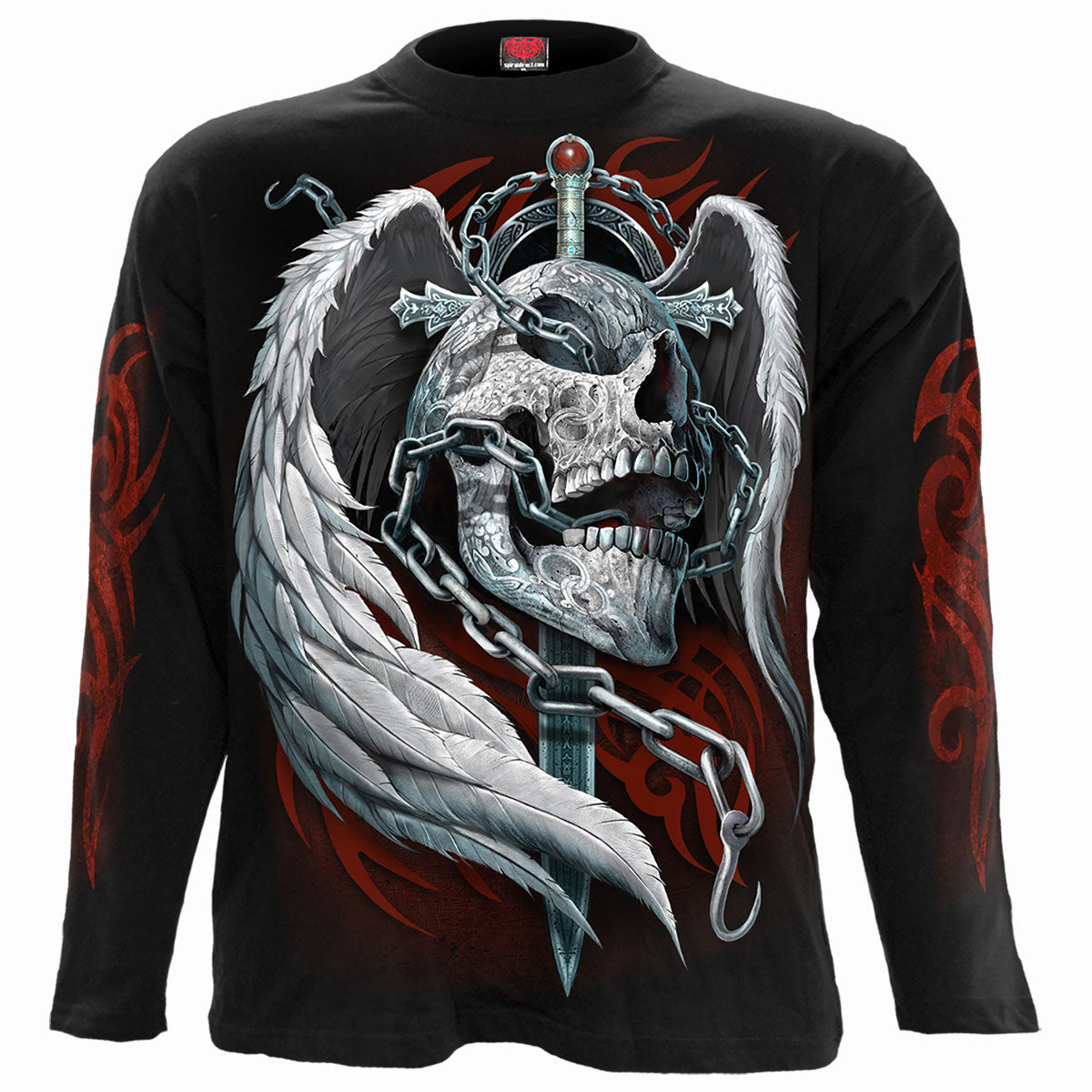 Langarm-T-Shirt Spiral Enchained Soul