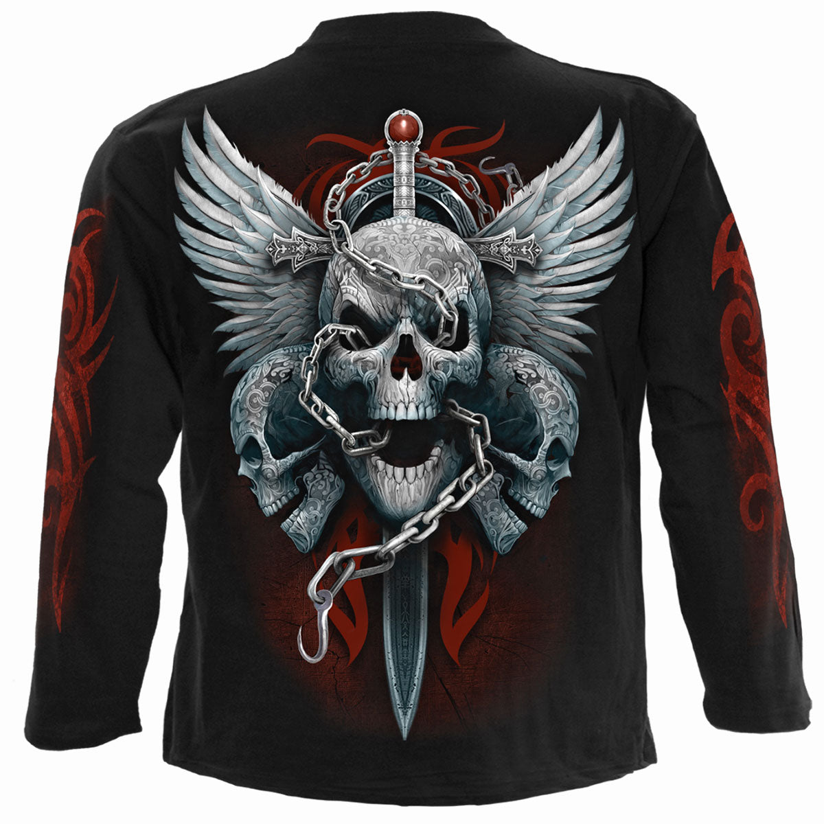 Langarm-T-Shirt Spiral Enchained Soul