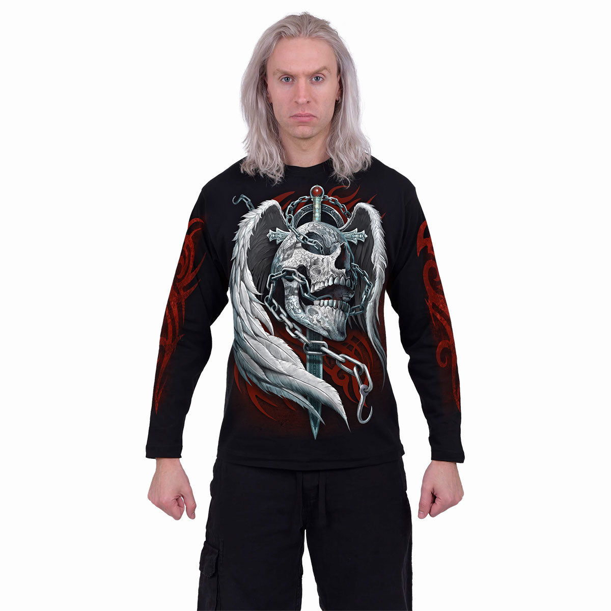 Langarm-T-Shirt Spiral Enchained Soul