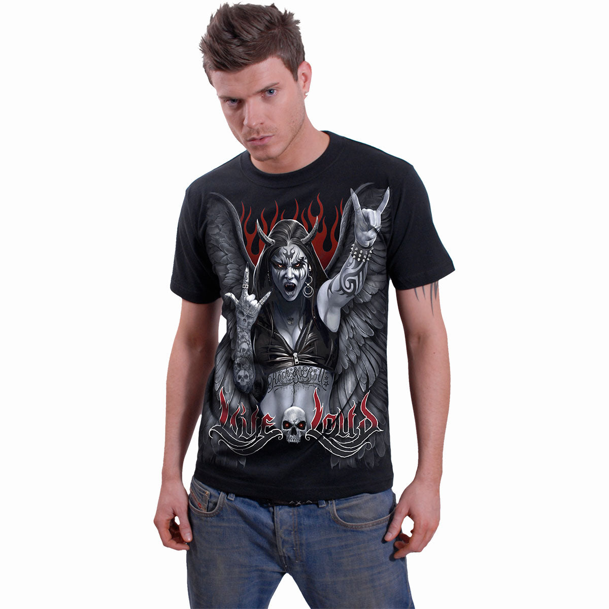 T-Shirt Spiral Rock Loud