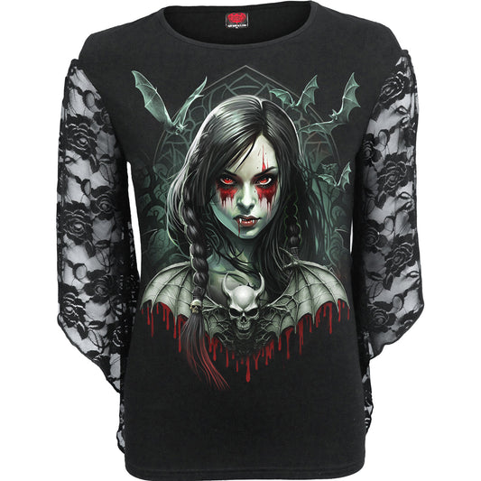 Long-sleeved T-shirt Spiral Hallow's Eve