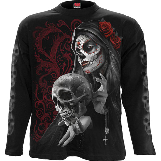 Long-sleeved T-shirt Spiral Love Is Dead